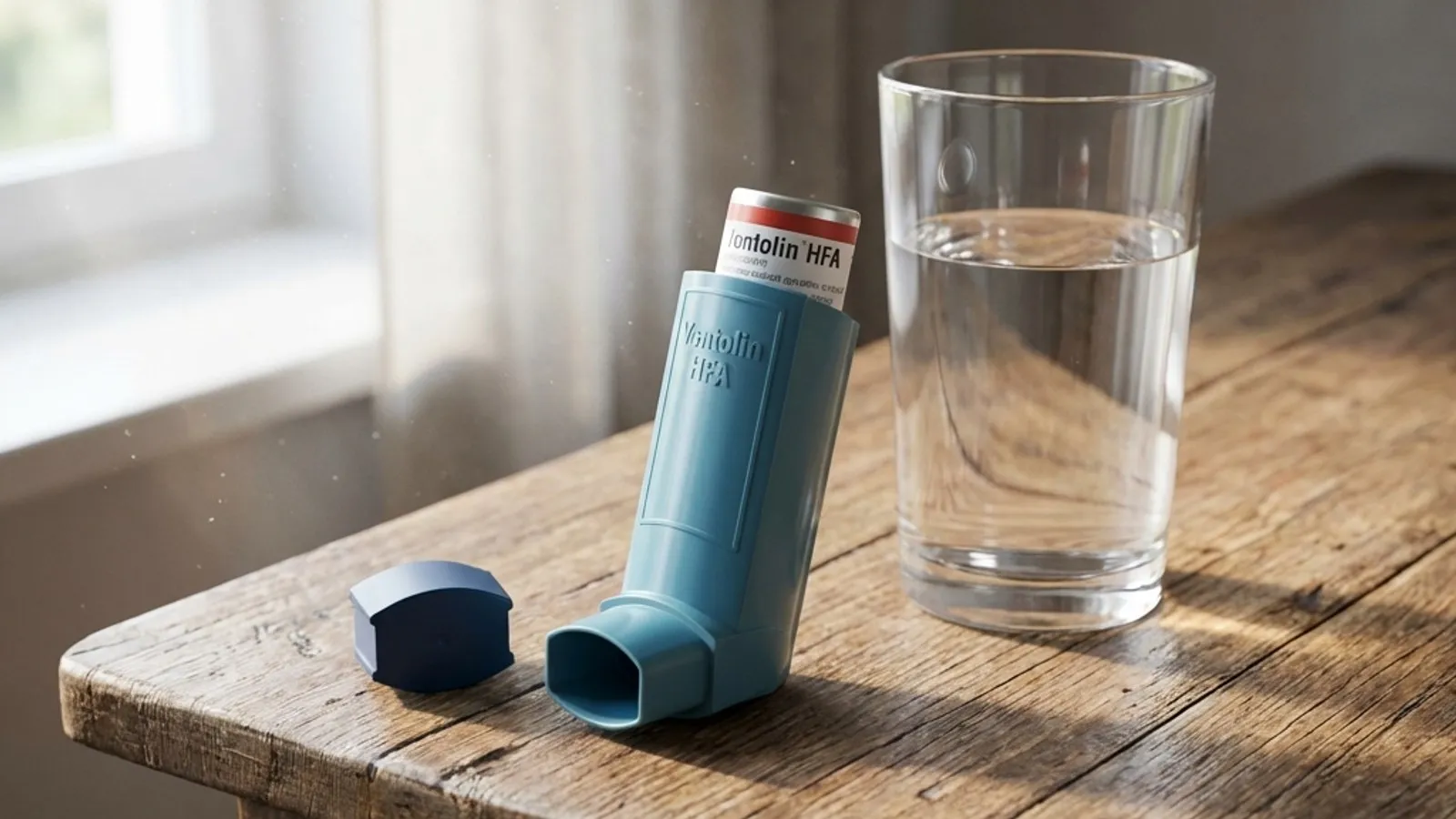 Het gebruik van een astma-inhalator tijdens het vasten